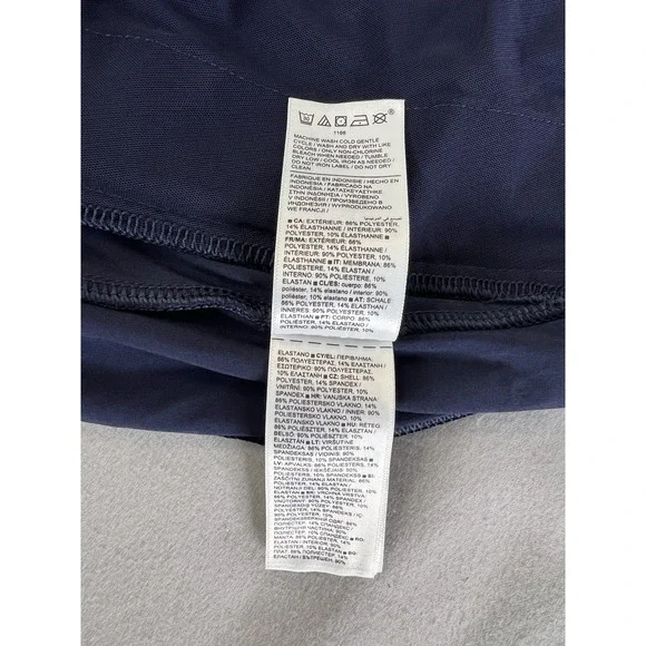 Athleta Sojo‎ Skort Size 10 Blue Lightweight Stretch With Built-In Shorts - Picture 5 of 7